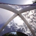 inflatable event tent close roof