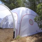 white rental event tent