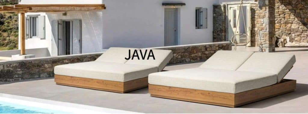 Java outdoor furniture collection